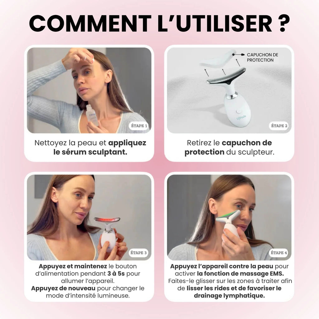 Alesia Sculteur facial LED 7 en 1