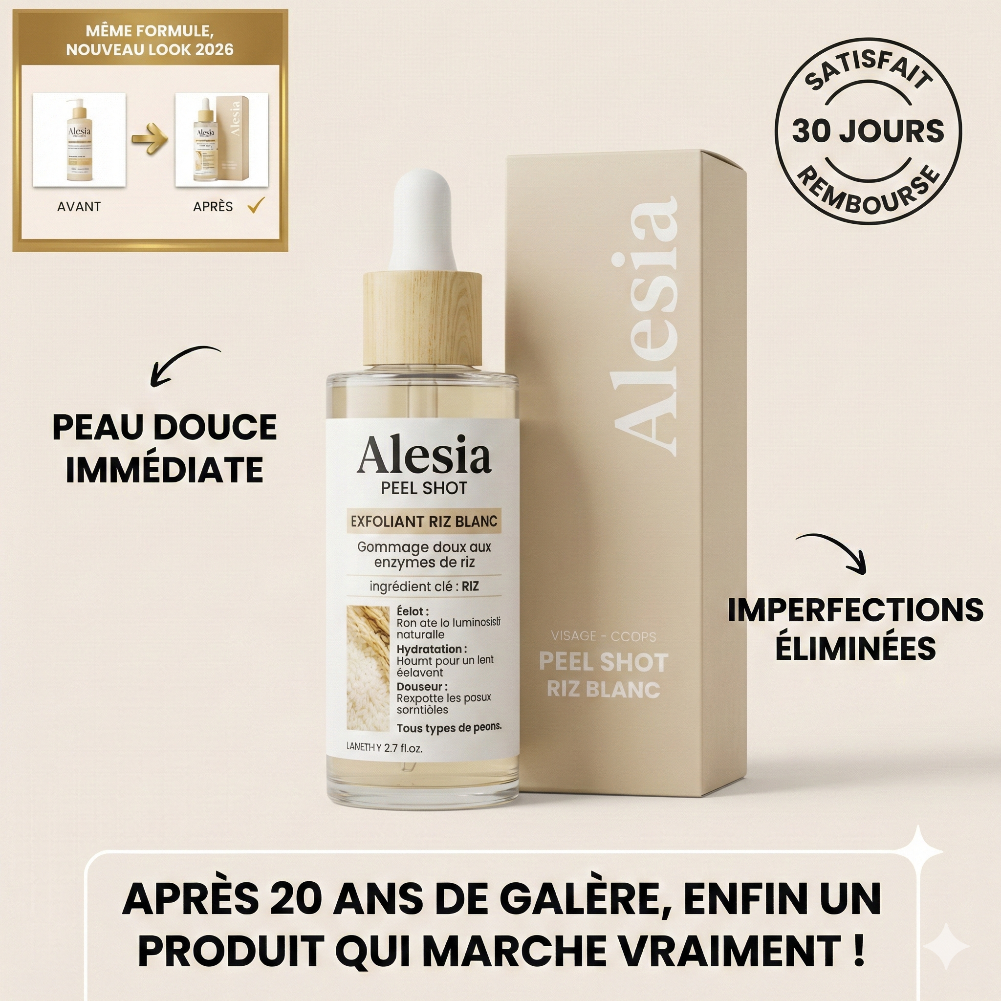 Peel Shot Coréen - Élimine les Impuretés et Sublime Votre Peau