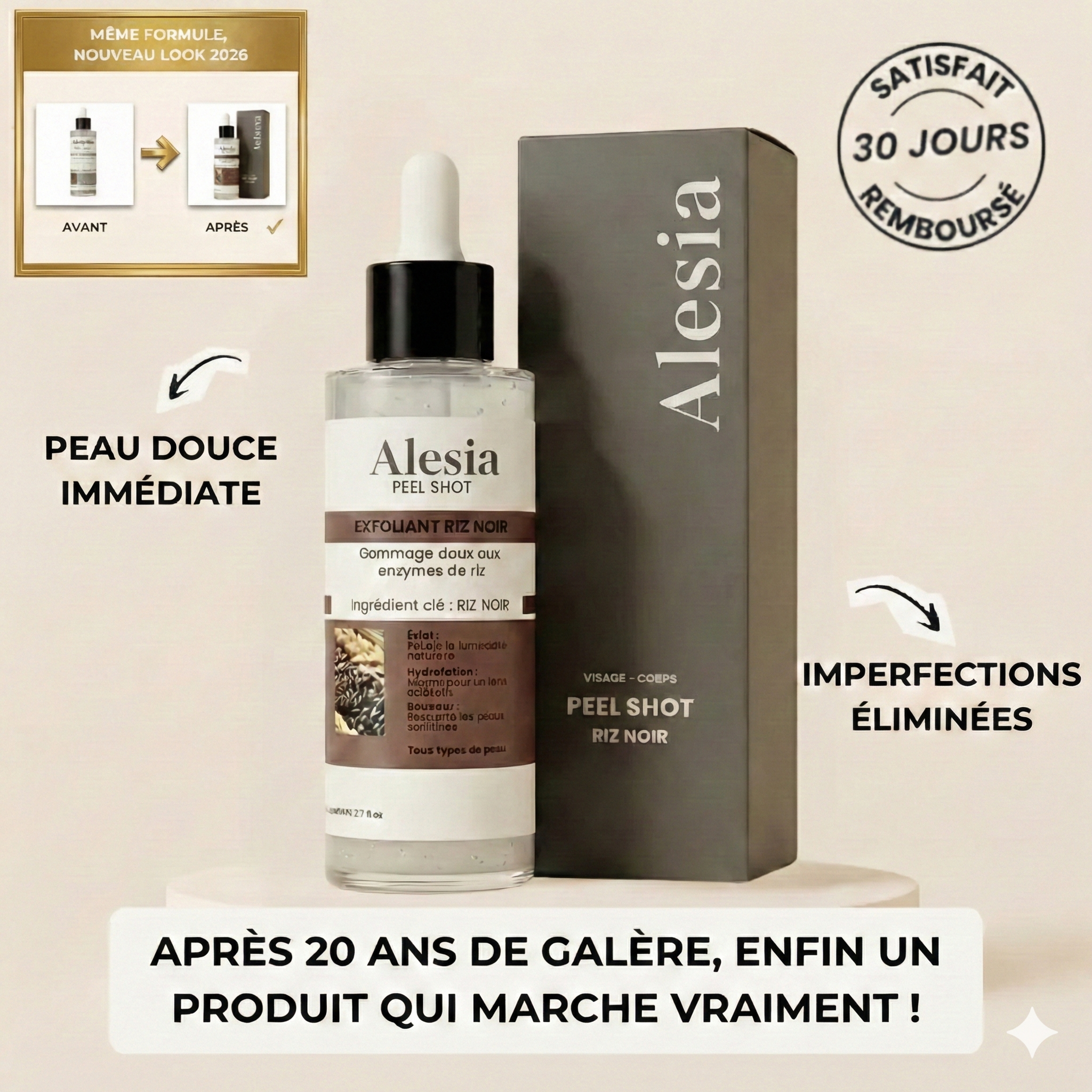 Peel Shot Coréen - Élimine les Impuretés et Sublime Votre Peau