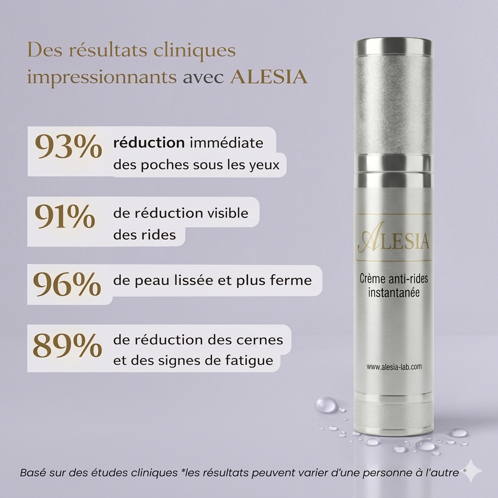 Crème anti rides instantanée Alesia